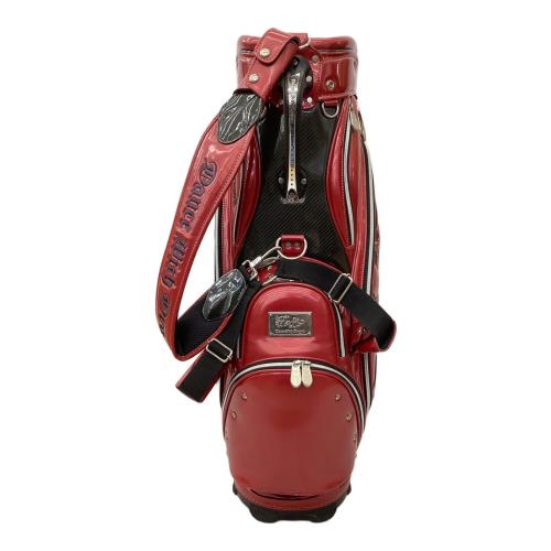 ✴︎美品✴︎ ダンスウィズドラゴン ゴルフバッグ クロコ型押し レッド ダンスウィズドラゴン ゴルフバッグ クロコ型押し レッド アイアン
