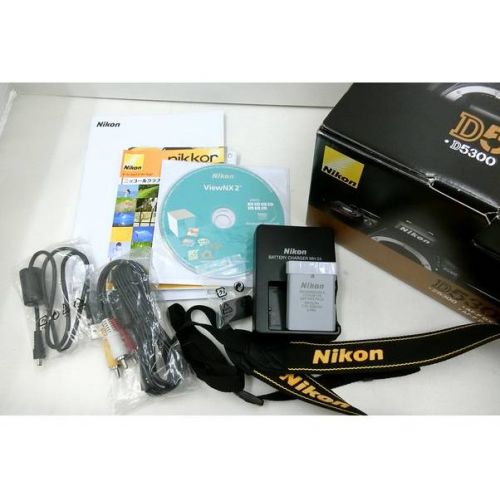 Nikon デジタル一眼レフカメラ D5300 2478万画素 APS-C 専用電池 SDHCカード対応 -