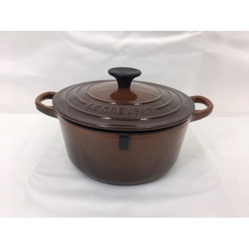 LE CREUSET (ルクルーゼ) 両手鍋 ブラウン
