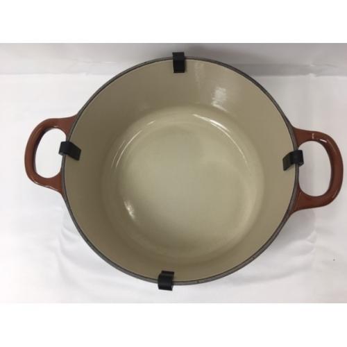 LE CREUSET (ルクルーゼ) 両手鍋 ブラウン