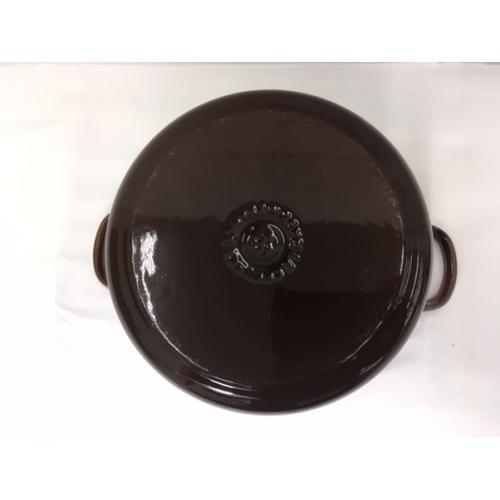 LE CREUSET (ルクルーゼ) 両手鍋 ブラウン