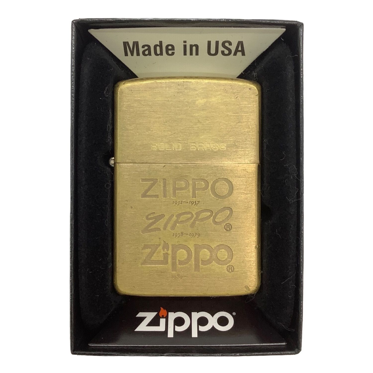 ZIPPO (ジッポ) オイルライター 1986年製・真鍮｜トレファクONLINE