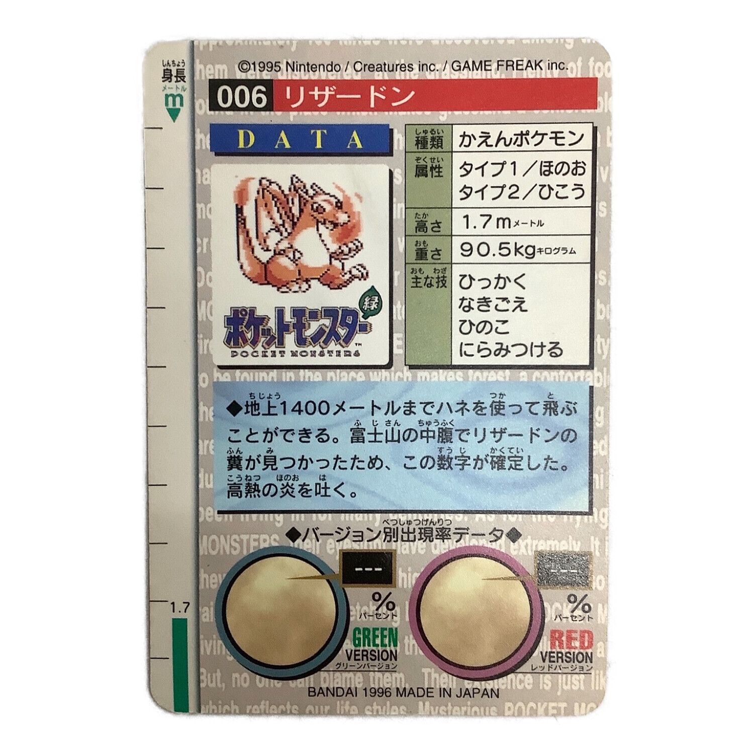 【希少】ポケモン カードダス リザードン含む4枚セット