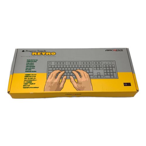 ARCHISS (アーキス) キーボード AS-KBPD08/TBKNWP ProgresTouch RETRO /メカニカルキーボード