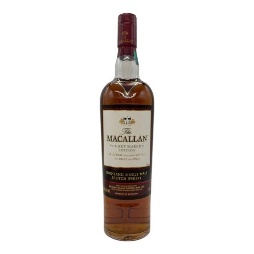 マッカラン (MACALLAN) スコッチ MAKER'S EDIDTION 700ml The MACALLAN 未開封