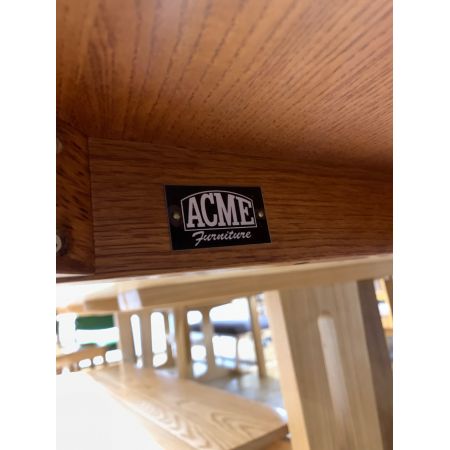ACME Furniture (アクメファニチャー) ダイニング5点セット ブラウン 17 テーブル：WARNER チェア：BANK CHAIR