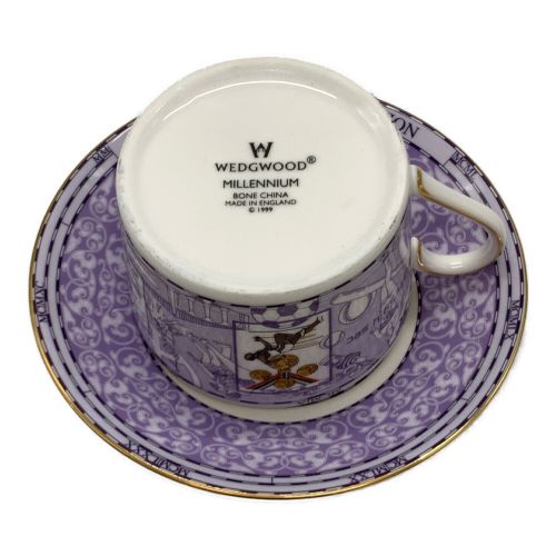 品質一番の 【中古良品】WEDGWOOD MILLENIUM カップ＆ソーサー ペア