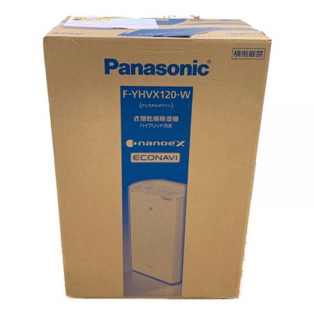 Panasonic (パナソニック) 衣類乾燥除湿機 F-YHVX120-W 2022年モデル 程度S(未使用品)