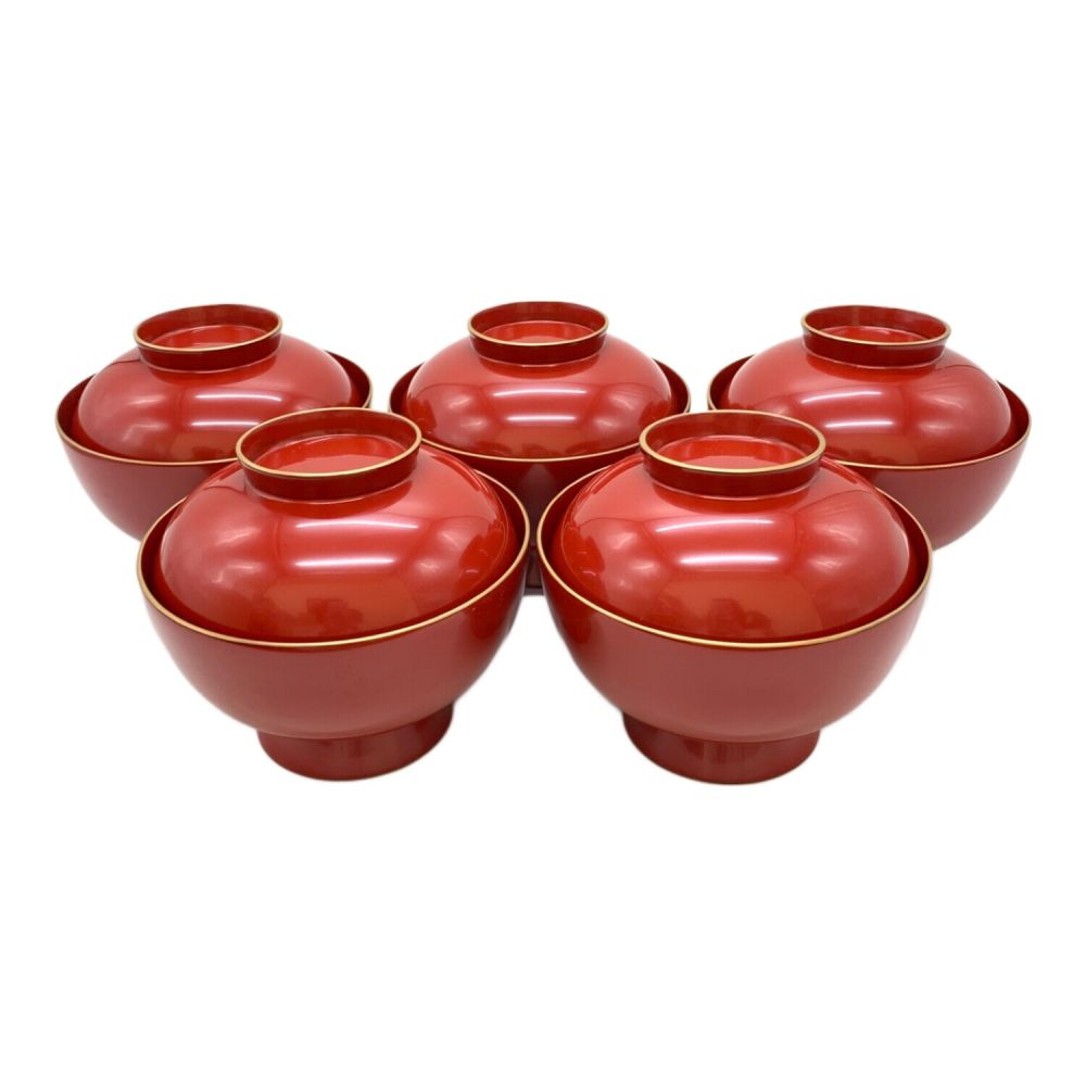 希少　逸品❤️高級　輪島塗　五島屋　汁椀　雑煮碗箱入り　未使用 希少 逸品❤️高級 輪島塗 五島屋 汁椀 雑煮碗箱入り 未使用 希少 逸品