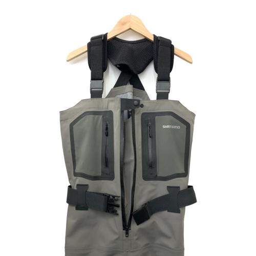 SHIMANO (シマノ) ウェーダー FF-000V ドライシールド+4 ストレッチウェーダー メンズ SIZE S グレー
