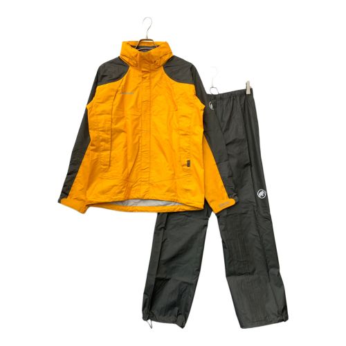 MAMMUT (マムート) レインスーツ メンズ SIZE S オレンジ×グレー GORE-TEX JP1010-12730 クライメイトライトレインスーツ