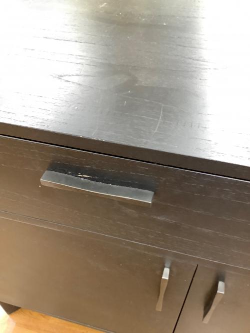 CRATE&BARREL キャビネット ブラック