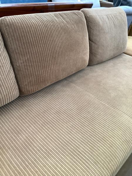 UNICO (ウニコ) アームレスソファ カーキ 3人掛け ファブリック GRIFU