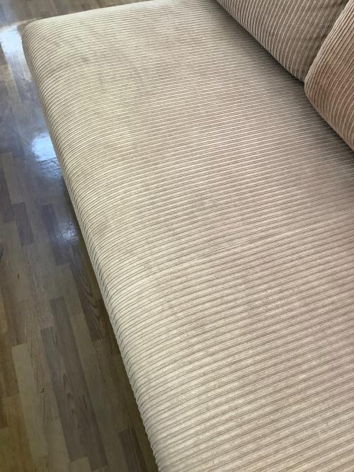 UNICO (ウニコ) アームレスソファ カーキ  3人掛け ファブリック GRIFU