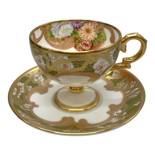 Noritake (ノリタケ) カップ&ソーサー F52401/4662-15 100th Anniversary 和花コレクション 菖蒲 楓 菊 芥子 夕顔 全種類５客 2004年(1904バックプリント)