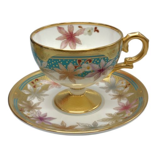 Noritake (ノリタケ) カップ&ソーサー F52401/4662-15 100th Anniversary 和花コレクション 菖蒲 楓 菊 芥子 夕顔 全種類５客 2004年(1904バックプリント)