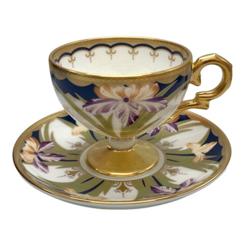 Noritake (ノリタケ) カップ&ソーサー F52401/4662-15 100th Anniversary 和花コレクション 菖蒲 楓 菊 芥子 夕顔 全種類５客 2004年(1904バックプリント)