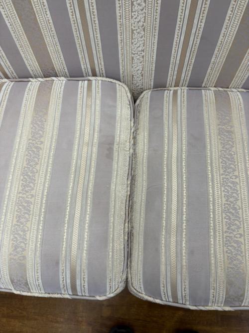 ロココ調2人掛けソファー ピンク×ブラウン