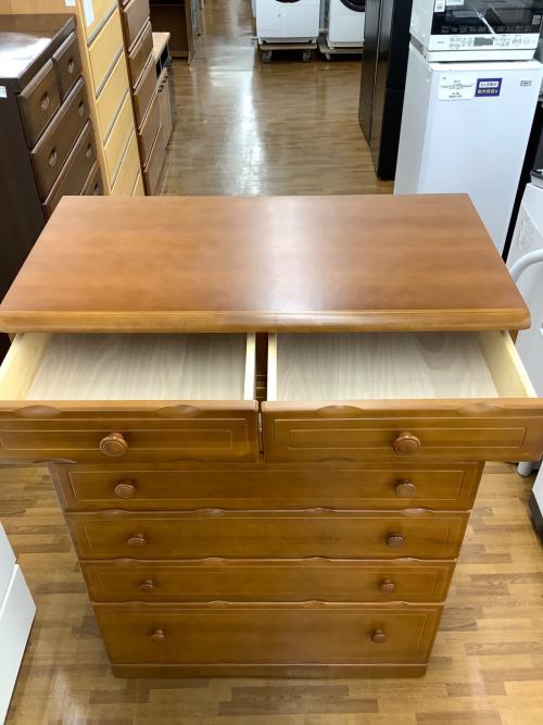 木製 6段チェスト ブラウン 楽天市場】チェスト 整理箪笥 ハイチェスト 日本製 完成品 木製 木目調