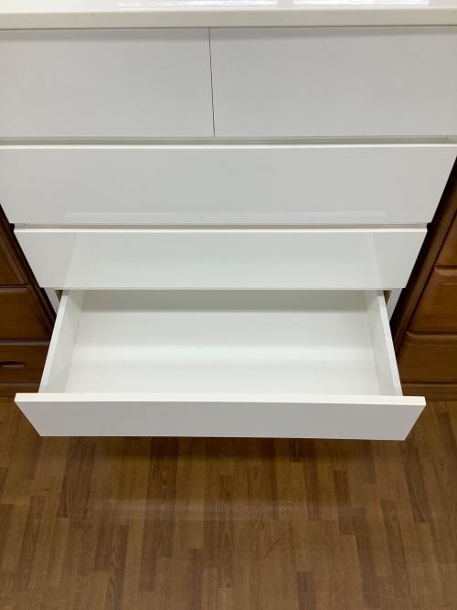 ニトリ 5段チェスト ホワイト 80HC FOW