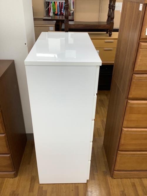 ニトリ 5段チェスト ホワイト 80HC FOW