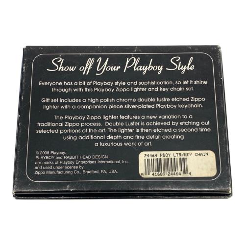 ZIPPO (ジッポ) PLAYBOY キーリング付き