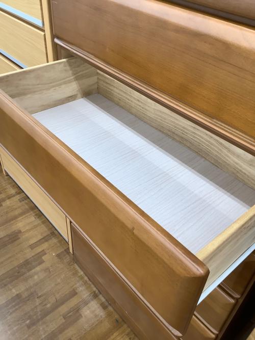 ハイチェスト ナチュラル　6段