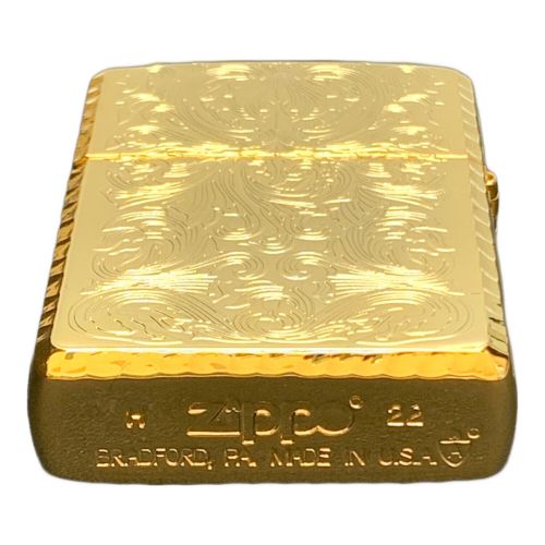 ZIPPO (ジッポ) 5面アラベスク ゴールド 2022年製