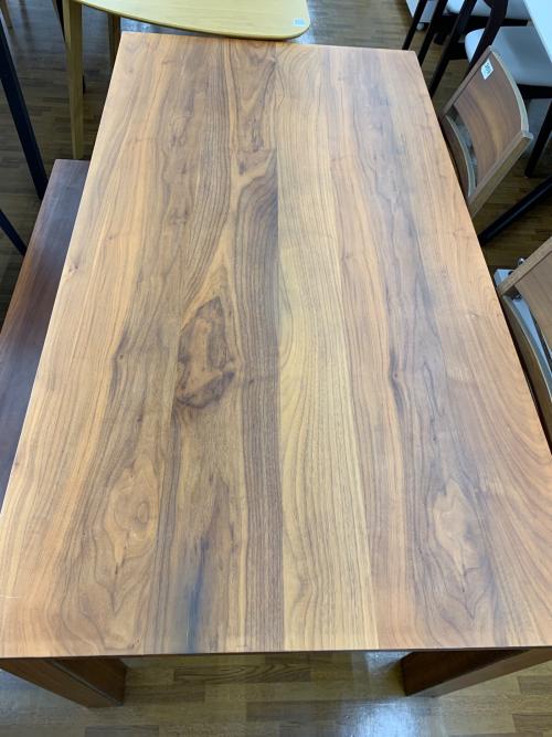 ニトリ ベンチダイニング4点セット ブラウン 30 DTコネクト 幅150㎝