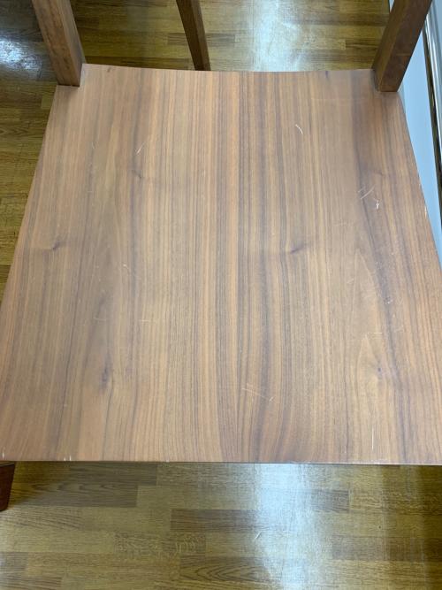 ニトリ ベンチダイニング4点セット ブラウン 30 DTコネクト 幅150㎝