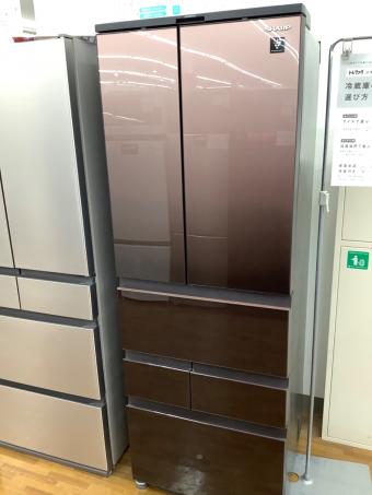 SHARP (シャープ) 6ドア冷蔵庫 31 SJ-GK46K-T 2023年製 457L クリーニング済