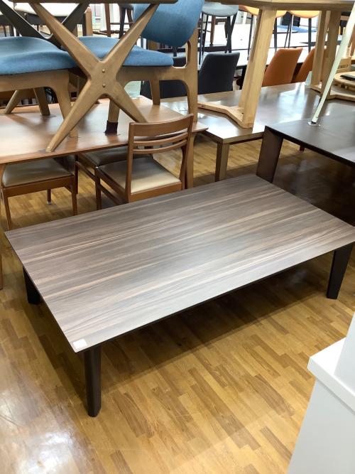 松田家具 (マツダカグ) ローテーブル ブラウン×ブラック 幅150×奥行85×高さ71.5cm