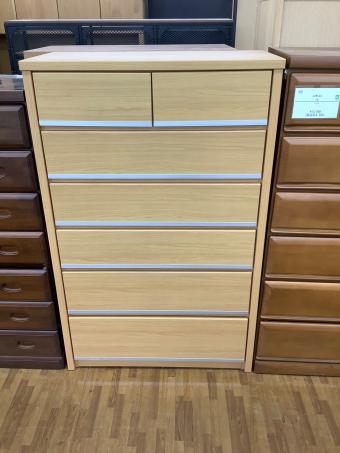 ニトリ ハイチェスト ナチュラル 6段 フラビア