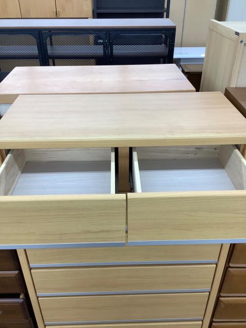 ニトリ ハイチェスト ナチュラル 6段 フラビア