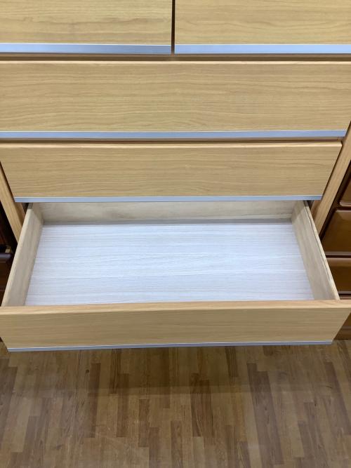 ニトリ ハイチェスト ナチュラル 6段 フラビア