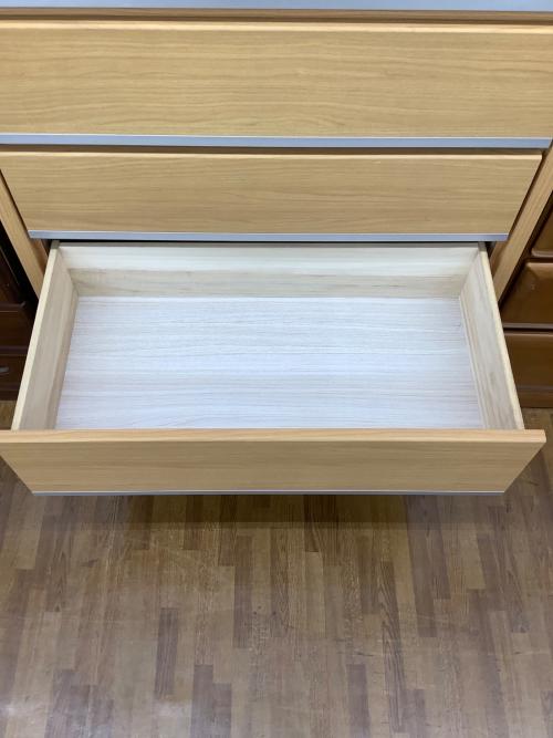 ニトリ ハイチェスト ナチュラル 6段 フラビア