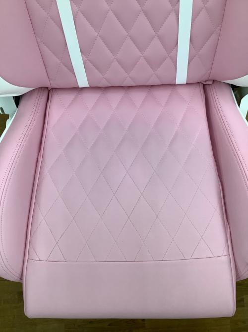 AK Racing (エーケーレーシング) ゲーミングチェア ピンク×ホワイト 適正身長145～165cm 1人掛け PINON
