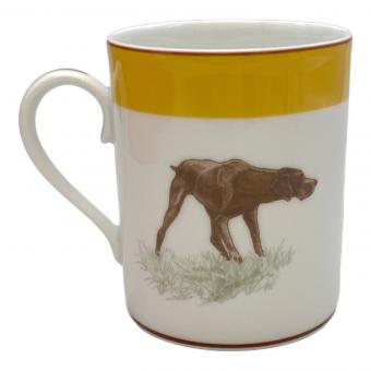 HERMES (エルメス) マグカップ シャスイエロー ジャーマンポインター