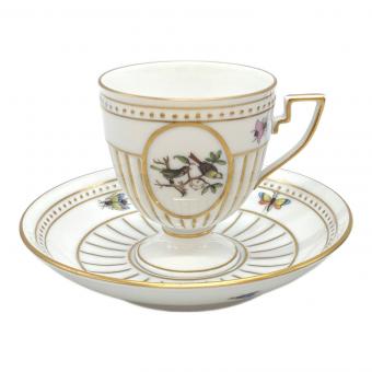 HEREND (ヘレンド) カップ&ソーサー ロスチャイルドバード アンピールカップ USED