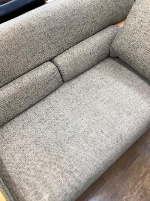 CONDE HOUSE (カンディハウス) 2人掛けソファー グレー×ナチュラル ファブリック