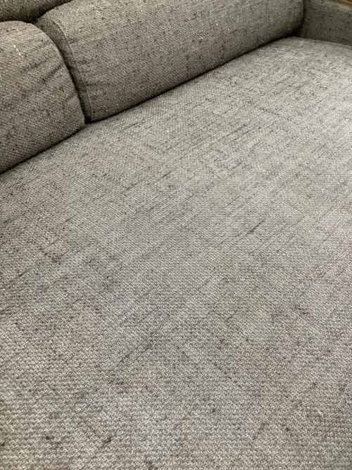 CONDE HOUSE (カンディハウス) 2人掛けソファー グレー×ナチュラル ファブリック