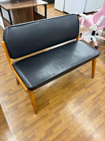 ACME Furniture (アクメファニチャー) ベンチ ブラック 2人掛け ビニールレザー SIERRA DINER BENCH/シエラダイナーベンチ