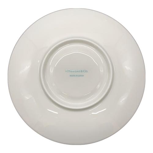 TIFFANY & Co. (ティファニー) カップ&ソーサー プラチナブルーバンド 2Pセット USED