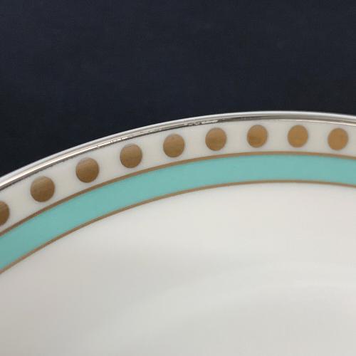 TIFFANY & Co. (ティファニー) カップ&ソーサー プラチナブルーバンド 2Pセット USED