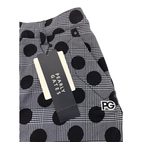 PEARLY GATES (パーリーゲイツ) ゴルフウェア(スカート) レディース SIZE 1 グレー×ブラック