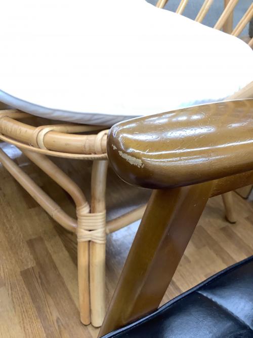 カリモク60 (カリモクロクマル) Kチェア2シーター ブラック W36153BW 合皮