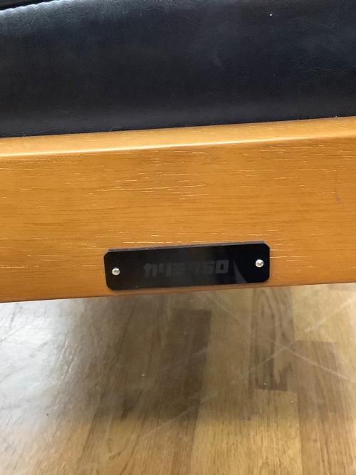 カリモク60 (カリモクロクマル) Kチェア2シーター ブラック W36153BW 合皮