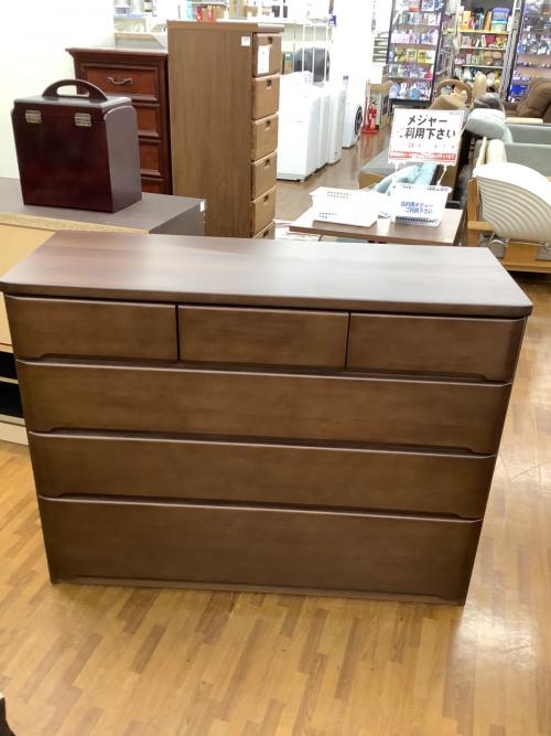 ニトリ 4段チェスト ダークブラウン オウカ2