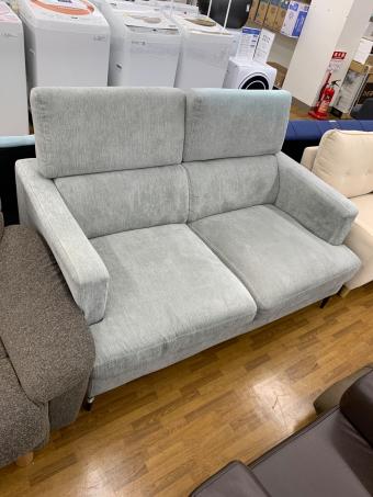 ニトリ 2人掛けソファー グレー