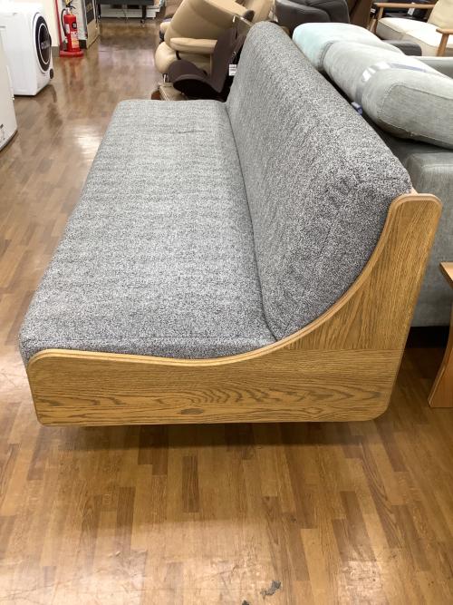 journal standard Furniture (ジャーナルスタンダードファニチャー) ソファーベッド グレー 3人掛け ファブリック HABITAT SOFA BED